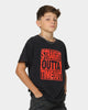 Shortie Kids' Straight Outta Timeout T-Shirt Black