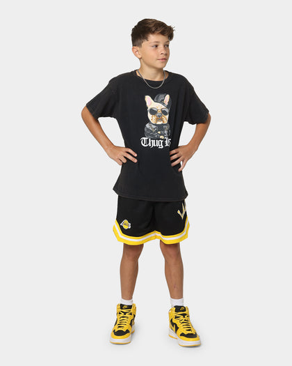 Shortie Kids' Thug Life T-Shirt Black