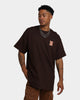 HUF X Thrasher High Point T-Shirt Chocolate