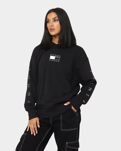 Tommy Jeans Metallic Crewneck Black