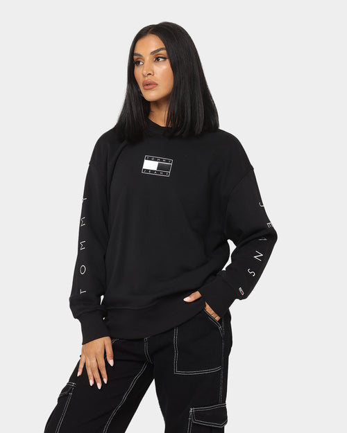 Tommy Jeans Metallic Crewneck Black