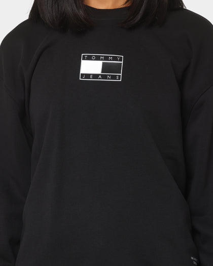 Tommy Jeans Metallic Crewneck Black