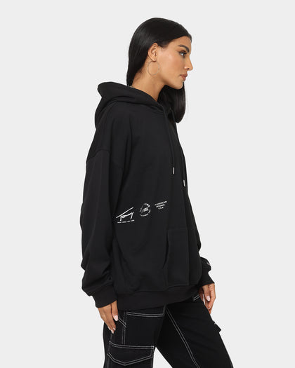 Tommy Jeans Metallic Hoodie Black