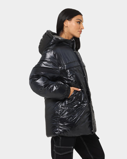 Tommy Jeans ABO TJU Reversible Puffa Jacket Black