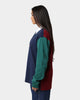 Tommy Jeans Colorblock Rugby Polo Twilight Navy/Maroon/Rural Green