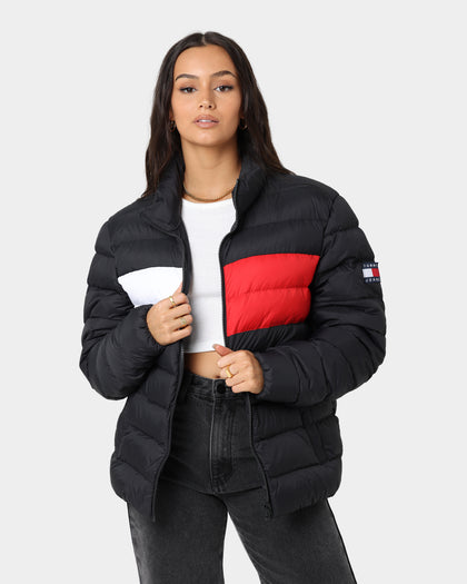 Tommy Jeans Essential Flag Down Jacket Black