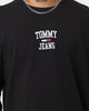 Tommy Jeans TJM Homespun Graphic Long Sleeve T-Shirt Black