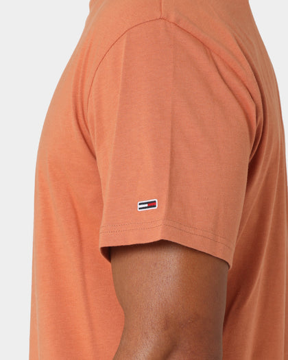 Tommy Jeans Small Text T-Shirt Dingo Orange