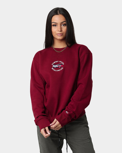 Tommy Jeans TJM Timeless Tommy 2 Crewneck Bing Cherry