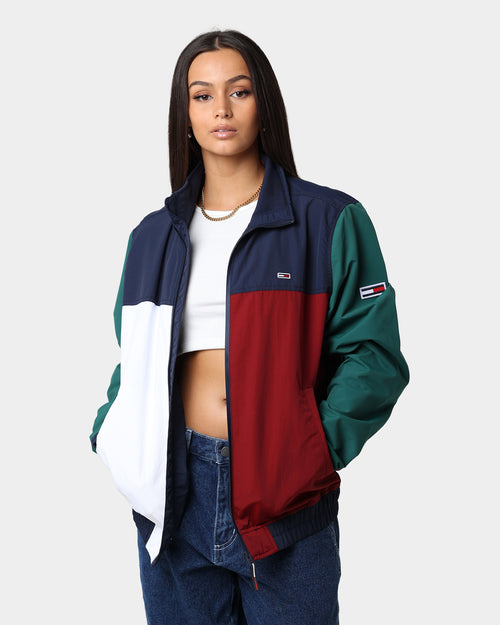 Tommy Jeans Colour-Blocked Zip-Thru Jacket Twilight Navy/Multi