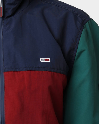 Tommy Jeans Colour-Blocked Zip-Thru Jacket Twilight Navy/Multi