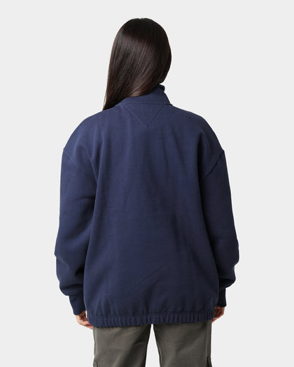 Tommy Jeans TJM Contrast Zip Jumper Twilight Navy