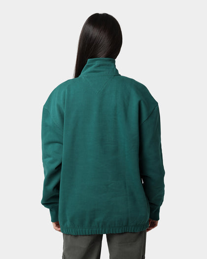 Tommy Jeans TJM Contrast Zip Jumper Rural Green