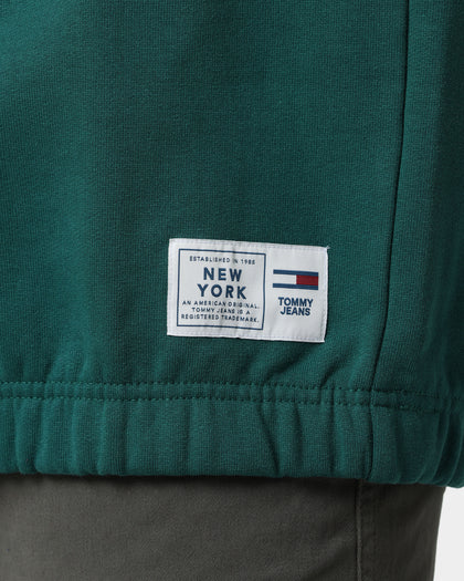 Tommy Jeans TJM Contrast Zip Jumper Rural Green