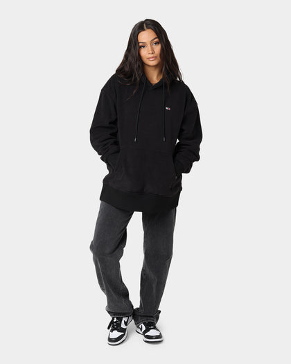 Tommy Jeans TJM Globe Polar Fleece Hoodie Black