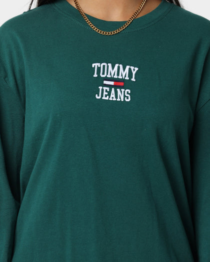 Tommy Jeans TJM Homespun Graphic Long Sleeve T-Shirt Rural Green