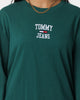 Tommy Jeans TJM Homespun Graphic Long Sleeve T-Shirt Rural Green