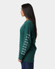 Tommy Jeans TJM Homespun Graphic Long Sleeve T-Shirt Rural Green