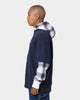 Tommy Jeans Layer Check Hoodie Twilight Navy