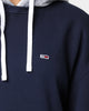 Tommy Jeans Layer Check Hoodie Twilight Navy