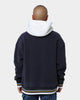 Tommy Jeans Polar Fleece V-Neck Hoodie Twilight Navy