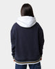 Tommy Jeans Polar Fleece V-Neck Hoodie Twilight Navy