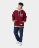 Tommy Jeans Polar Fleece V-Neck Hoodie Bing Cherry
