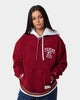 Tommy Jeans Polar Fleece V-Neck Hoodie Bing Cherry