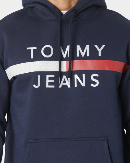 Tommy Jeans Reflective Flag Hoodie Twilight Navy