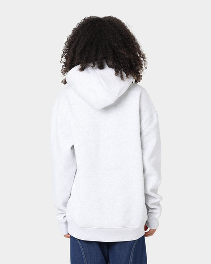 Tommy Jeans Reflective Flag Hoodie Silver Grey Heather