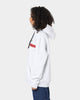 Tommy Jeans Reflective Flag Hoodie Silver Grey Heather