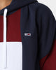 Tommy Jeans TJM Reverse Colorblock Hoodie Twilight Navy/Maroon
