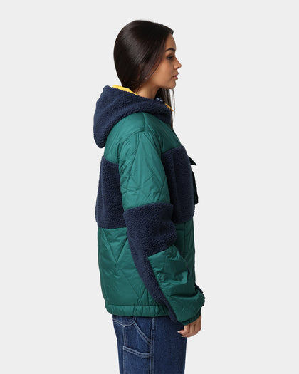 Tommy Jeans TJM Sherpa Quilt Mix Jacket Rural Green