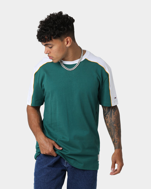 Tommy Jeans TJM Shoulder Detail T-Shirt Rural Green