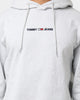 Tommy Jeans Straight Logo Hoodie Silver Grey Heather