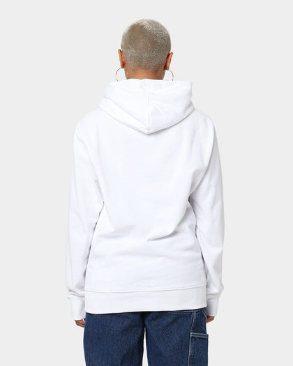 Tommy Jeans Straight Logo Hoodie White
