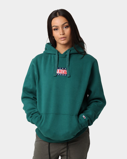 Tommy Jeans Timeless Tommy 1 Hoodie Rural Green