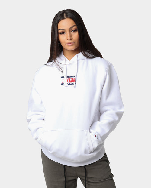 Tommy Jeans Timeless Tommy 1 Hoodie White