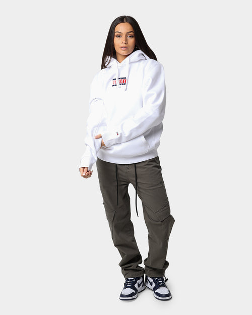 Tommy Jeans Timeless Tommy 1 Hoodie White