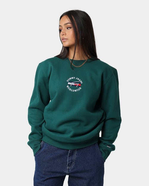 Tommy Jeans TJM Timeless Tommy 2 Crewneck Rural Green
