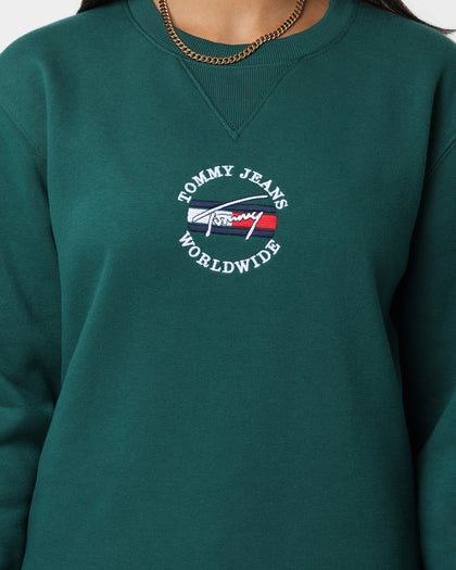 Tommy Jeans TJM Timeless Tommy 2 Crewneck Rural Green