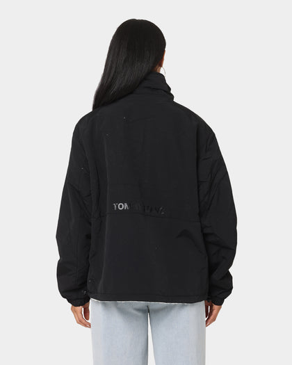 Tommy Jeans Reversible Sherpa Jacket Black