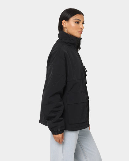 Tommy Jeans Reversible Sherpa Jacket Black