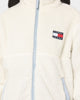 Tommy Jeans Reversible Sherpa Jacket Cloudy