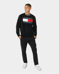 Tommy Jeans Tommy Flag Sweater Black