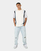 Tommy Jeans Vertical Cut And Sew T-Shirt Ivory