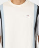 Tommy Jeans Vertical Cut And Sew T-Shirt Ivory