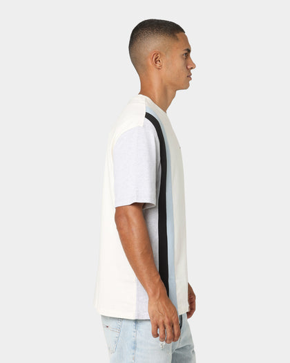 Tommy Jeans Vertical Cut And Sew T-Shirt Ivory
