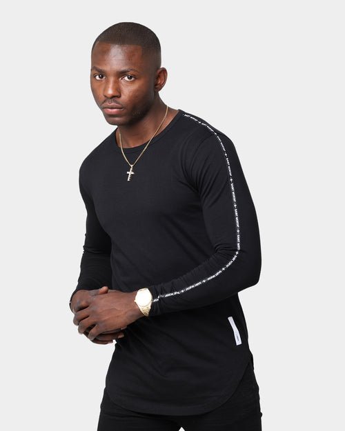Saint Morta Rev Tape El Duplo Long Sleeve T-Shirt Black/White