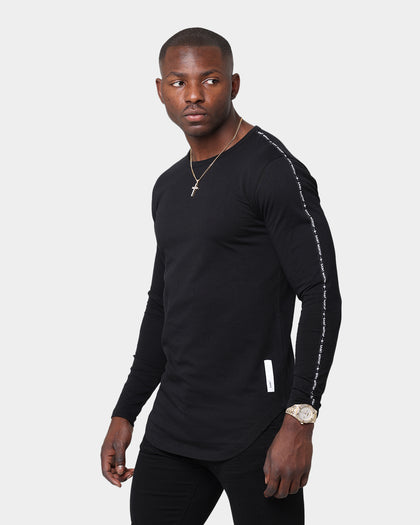 Saint Morta Rev Tape El Duplo Long Sleeve T-Shirt Black/White